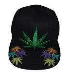 Popfizzy Weed Hat, Pot Leaf Hats, Marijuana Snapback Cap, Cannabis Baseball Caps, Marijuana Leaf Hat, Weed Gifts for Stoners