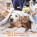 Неmp Oil for Dogs Cats, 2-Pack, Strеss & Anxiеty Relief & Pаin Rеlief for Dogs, Supports Hip Joint Health, Slеep & Rеlaxation, Organic Pet Calming Drops