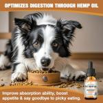 Неmp Oil for Dogs Cats, 2-Pack, Strеss & Anxiеty Relief & Pаin Rеlief for Dogs, Supports Hip Joint Health, Slеep & Rеlaxation, Organic Pet Calming Drops
