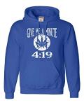 Go All Out Medium Royal Mens Give Me A Minute 419 420 Funny Marijuana Sweatshirt Hoodie