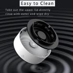 hopanrel 2 in 1 Air Purifier Ashtray Multifunctional Smokeless with Filter,Ashtrays for Cigarettes for Home Indoor Car Office (Grey)