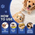 Hemp Oil for Dogs and Cats 3 Pack - Natural Calming Drops for Anxiety Stress Relief Relieves Pain Skin Irritation Joint Inflammation Promotes Relaxation Sleep Rich in Omega 3 6 9 for Skin Coat Health