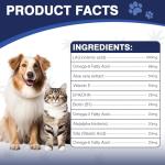 Hemp Oil for Dogs and Cats 3 Pack - Natural Calming Drops for Anxiety Stress Relief Relieves Pain Skin Irritation Joint Inflammation Promotes Relaxation Sleep Rich in Omega 3 6 9 for Skin Coat Health