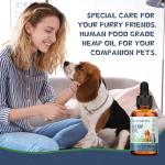 (2 Pack) Hemp Oil for Dogs and Cats - Helps with Anxiety Pain Stress Sleep Arthritis Seizures Relief - Support Hip Joint Health - Hemp Oil Drops Calming Treats