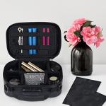 BOYISTARG-Large Smell Proof Storage Bag with 10 Small Items, Portable Smell Proof Storage Case with Combination Lock For Home and Travel,Gifts For Women or Men Black