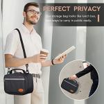 BOYISTARG-Large Smell Proof Storage Bag with 10 Small Items, Portable Smell Proof Storage Case with Combination Lock For Home and Travel,Gifts For Women or Men Black