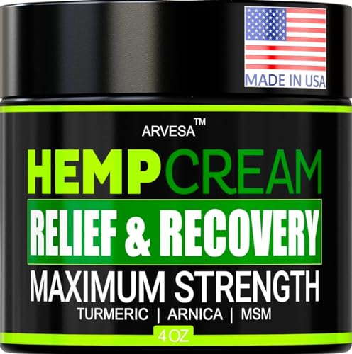 Hemp Cream for Joints with Turmeric & Arnica