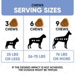 Kinpur Pet Care Calming Chews for Dogs with Hemp Oil - Aid During Thunderstorms, Separation, Car Rides - Hip and Joint Health - Tasty Dog Calming Treats, 180 Peanut Butter Flavored Chews