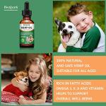 Hemp Oil for Dogs Cats - 2 Pack 1500mg - Separation Anxiety, Joint Pain, Stress Relief, Arthritis, Seizures, Calming Dog Treats - Organic Hemp Seed Oil Extract