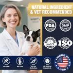 Calming Chews for Dogs 200ct Hemp Dog Calming Chews - Anxiety and Stress Relief Treats Melatonin Bites Sleep Aid for Small/Medium/Large Dogs Calm Dog - Separation, Fireworks, Thunder, Barking,Chicken