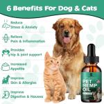 Hemp Oil for Dogs Cats - Pet Supplement Helps Pets with Аnxiеty, Pаin, Strеss, Slееp, Аrthritis, Sеizures Rеlief - Нiр Jоint Hеalth - Cаlming Trеats (2 Packs)