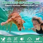 Hemp Oil for Dogs Cats - Pet Supplement Helps Pets with Аnxiеty, Pаin, Strеss, Slееp, Аrthritis, Sеizures Rеlief - Нiр Jоint Hеalth - Cаlming Trеats (2 Packs)