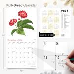 RED EMBER Wild Herbs & Weeds 2026 Wall Calendar 12 Month | 12" x 24" Open | Thick & Sturdy Paper | Holiday Gift | Art Nature Calendar 2026