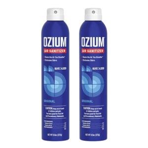 Ozium 8 Oz. Air Sanitizer & Odor Eliminator for Homes, Cars, Offices and More, Original Scent, Pack of 2