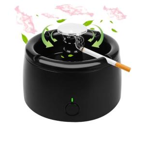Smokeless Ashtray Indoor,Smoke Removing Ashtray for Home, Office, Car, Indoor and Outdoor Use Clean Air