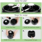 Smokeless Ashtray Indoor,Smoke Removing Ashtray for Home, Office, Car, Indoor and Outdoor Use Clean Air