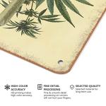 Allijune Trouble Ladies Weed Art, Weed Poster, Pin up Girl, Trippy Wall Art, Tatto Art, Pin Up Art,Garage Metal Sign for Man Cave Bar Garage Tools Wall Decor Wall Art, Metal Tin Sign 5.5 X 8 Inch