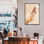 Vintage Surreal Collage Trippy Canvas Posters Abstract Altered Weed Wall Art Funny Whimsical Smoking Prints Painting For Living Room Bedroom Wall Decor 8x12in Unframed