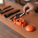 Ashtray with Lid, Windproof Tabletop Ceramic Cigarette Ash Tray for Outside or Inside, Crab Decor