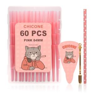 60 Pack Pre Rolled Cones | Bong | Rolling papers| Natural Slow-Burning Cones Rolling Paper | 84mm Rolling Papers