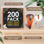 200 Pack Pre Rolled Cones | Natural Slow-Burning Cones Rolling Paper | 108mm King Size Rolling Papers | Cones | Rolling papers