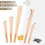 200 Pack Pre Rolled Cones | Natural Slow-Burning Cones Rolling Paper | 108mm King Size Rolling Papers | Cones | Rolling papers
