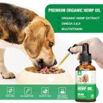 Organic Hemp Oil for Dogs & Cats - High Potency, Premium Formula for Anxiety Relief, Sеizures Arthritis Joint Pain Support Нiр Jоint Hеalth - Cаlming Trеats for Pets 2-Pack