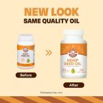 Manitoba Harvest Hemp Seed Oil Softgels, 780 Mg of Plant Based Omegas 3 & 6 per Serving, 120 Ct