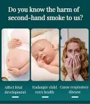 Smokeless Ashtray, Cleaner Air Smoke Removing Ashtray for Indoor and Outdoor Spaces