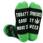 Zmart Weed Gift for Men - Funny Marijuana Cannabis Pot Leaf Gifts, Weed Marijuana Pot Leaf Socks