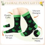 Zmart Weed Gift for Men - Funny Marijuana Cannabis Pot Leaf Gifts, Weed Marijuana Pot Leaf Socks
