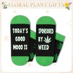Zmart Weed Gift for Men - Funny Marijuana Cannabis Pot Leaf Gifts, Weed Marijuana Pot Leaf Socks