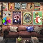 Retro Aluminium Metal Tin Sign Inhale The Good Shit Exhale The Bullshit Poster,Smoking Art,Hippie Cannabis Poster,Marijuana Smoking Weed Poster,Trippy Sign For Bar Man Cave Home Wall Art 12×8 Inch