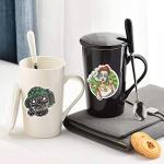 100PCS Stoner Weed Stickers, Vinyl Waterproof Green Marijuana Stickers Pack for Laptop Water Bottles Bumper Phone, Leaves Decals Decoration for Adults