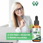 Hemp Oil Drops (2 Pack) High Potency - 2,000,000 Maximum Strength Organic Hemp Tincture for Pain Relief, Sleep, Skin - with C02 Extraction, Vegan, Non-GMO