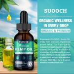 Неmр Oil Drops (2 Pack) for Pain Relief,Anxiety,Skin - High Potency Strength Organic Hemp Tincture - Natural Неmр Oils Extract-Неmр Supplements Vegan, Non-GMO