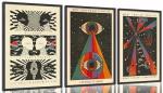 3Pcs Retro Hippie Wall Art 70's Psychedelic Eye Posters Wall Decor Meditation Inspirational Quote Prints Pictures Pop Art Style Spiritual Canvas Paintingfor Teen Bedroom Living Room Unframed