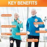 2 Pack Hēmp Oil Capsules with Turmeric - Organic Hēmp Seed Oil Pills with Turmeric Curcumin, Black Pepper - Vegan Omega 3 & 6 Supplement - Extra Strength & Absorption - 120 Softgels