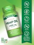 Nature's Truth Hemp Oil | 60 Softgels | 1400mg | Non-GMO & Gluten Free Supplement | Cold Pressed from Hemp Seeds