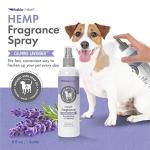 Petkin Hemp Fragrance for Dogs and Cats - with Hemp Oil & Calming Lavender Extract, 8 oz - Soothes, Calms & Conditions - Keeps Pet Smelling Great - for Home, Travel & Use on Pet Bedding