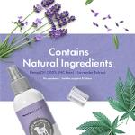 Petkin Hemp Fragrance for Dogs and Cats - with Hemp Oil & Calming Lavender Extract, 8 oz - Soothes, Calms & Conditions - Keeps Pet Smelling Great - for Home, Travel & Use on Pet Bedding