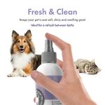 Petkin Hemp Fragrance for Dogs and Cats - with Hemp Oil & Calming Lavender Extract, 8 oz - Soothes, Calms & Conditions - Keeps Pet Smelling Great - for Home, Travel & Use on Pet Bedding
