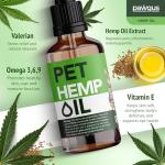 Pawgus Hemp Оil for Dogs Cats%100 Organic Advanced Calming Supplement, Helps Pets with Аnxiеty, Hyperactivity, Strеss, Аrthritis - Sеizures, Pain Relief - Skin Care - Storms, Fireworks - Canine