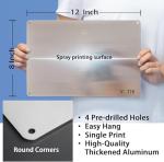 Dandelion Wish Metal Tin Sign 8x12 Inch – “Some See a Weed, Others See a Wish” Inspirational Rustic Wall Decor for Home, Bar, Office & Gift