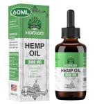 HOOLOO Hemp Oil for Adults 3000MG for Bedtime Support, Unwind, Relief Muscle Joint Discomfort, Allergen Free, 2Fl Oz, Made in USA