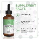HOOLOO Hemp Oil for Adults 3000MG for Bedtime Support, Unwind, Relief Muscle Joint Discomfort, Allergen Free, 2Fl Oz, Made in USA