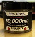 MRS. Hemp | 50,000 MG Salve | Ideal for HIPS, Joints, Neck, Back, Elbows, Fingers, Hands, Knees| 100% Natural - Proudly Made in USA