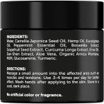 SWIZON Natural Hemp Cream for Muscles, Joints, Neck, Back, Elbows - Hemp Oil Muscle Relaxer Cream to Soothe Discomfort - Hemp Oil Extract Gel with Arnica, Msm, Turmeric, Menthol Rub - 4 oz