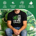 Dazoratix 420 Iron on Transfers - 20 Sheets Weed DTF Ready to Press 420 Heat Patches Bulk Green Leaf Marijuana Cannabis Stickers Vinyl Decals for T Shirts Clothes Bag Hat Pillow DIY Crafts Decorations