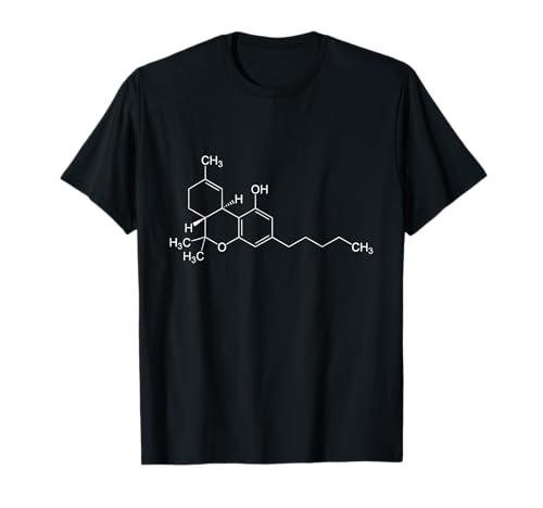 THC Molecule Weed 420 T-Shirt T-Shirt